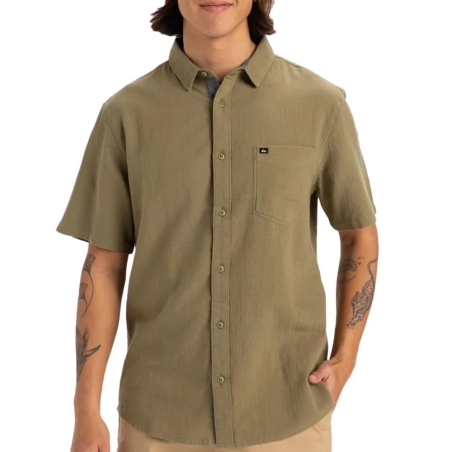 Chemise Kaki Homme Quiksilver Timebox