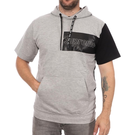 T-shirt Gris/Noir Homme Supreme Poek