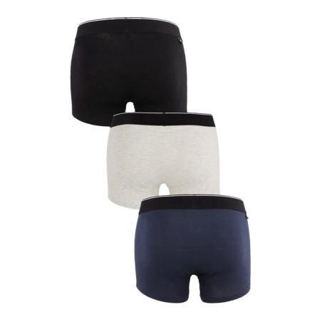 Lot x3 Boxers Noir/Gris/Marine homme Kaporal QUADMH