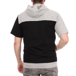 T-shirt Gris/Noir Homme Supreme Poek