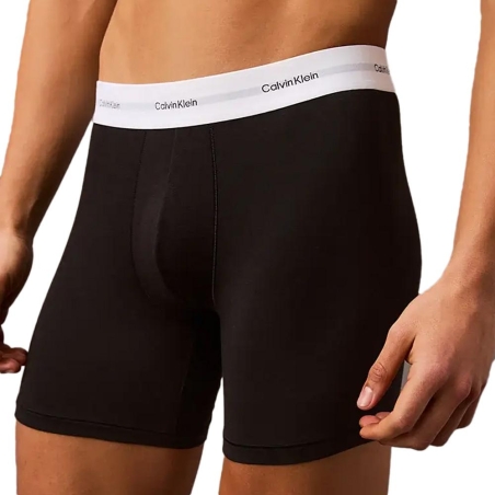 x3 Boxers Noir/Blanc Homme Calvin Klein Jeans Brief