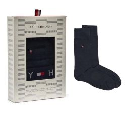 Coffret Boxer + Chaussettes Marine Homme Tommy Hilfiger Trunk