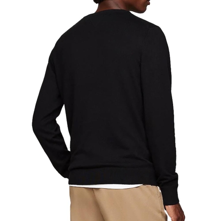 Pull Noir Homme Tommy Hilfiger Pima
