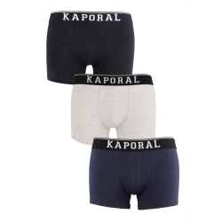 Lot x3 Boxers Noir/Gris homme Kaporal QUADMHS