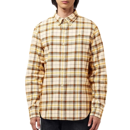 Chemise à Carreaux Beige Homme Timberland Flannel Check