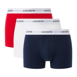X3 Boxers Marine/Rouge/Blanc Homme Lacoste Stret