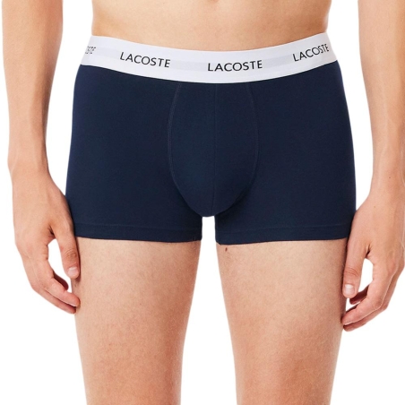 X3 Boxers Marine/Rouge/Blanc Homme Lacoste Stret