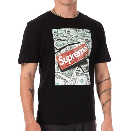 T-shirt Noir Homme Supreme Grip Money