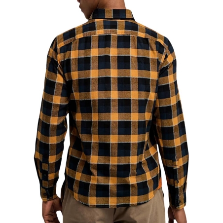 Chemise à Carreaux Marine/Camel Homme Timberland Solucell Buffalo