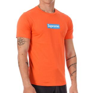 T-shirt Orange Homme Supreme Grip Michael