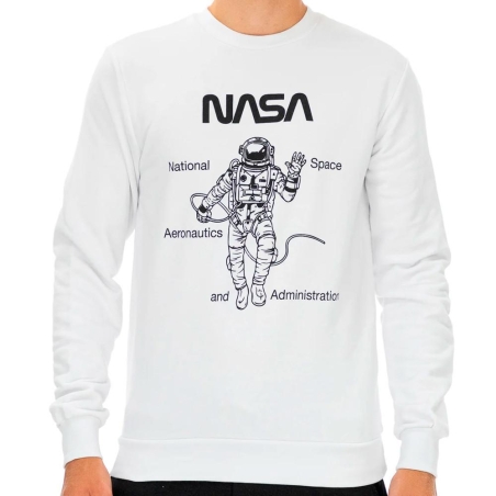 Sweat Blanc Homme Nasa 64S