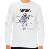 Sweat Blanc Homme Nasa 64S