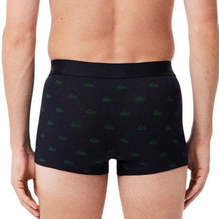 x3 Boxers Marine/Vert/Gris Homme Lacoste Stretch