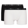 Lot de 2 Boxers Blanc/Noir Homme Dim D6596