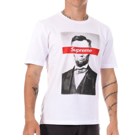 T-shirt Blanc Homme Supreme Grip Story