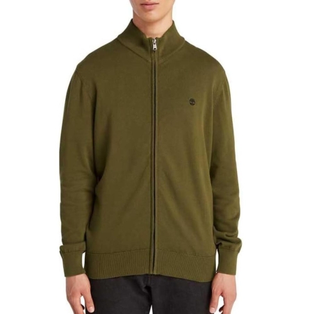 Gilet Zippé Kaki Homme Timberland TB0A2B