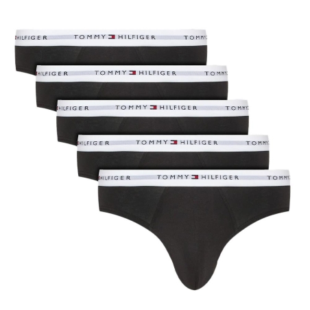 Lot de 5 Slips Noir Homme Tommy Hilfiger UM0UM02905