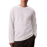 T-Shirt Manches Longues Blanc Homme Calvin Klein Jeans LV04LD202G