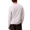 T-Shirt Manches Longues Blanc Homme Calvin Klein Jeans LV04LD202G