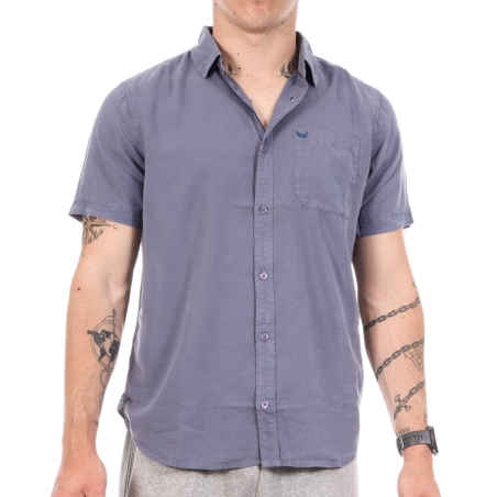 Chemise Manches Courtes Bleu Homme Kaporal Baya