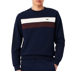 Sweat Marine/Blanc Homme Lacoste SH5498