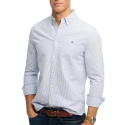 Chemise Bleu Homme Superdry Preppy