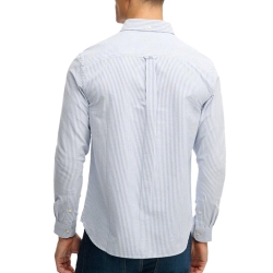 Chemise Bleu Homme Superdry Preppy