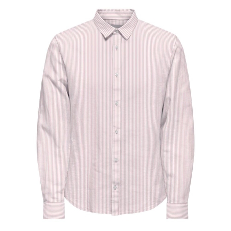 Chemise Rose Homme Only & Sons Cantley Life
