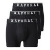 Lot x3 Boxers Noir homme Kaporal QUADMH