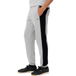 Jogging Gris/Noir Homme Lacoste Tapered Colour