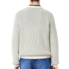 Pull Ecru/Vert Homme Lacoste Heritage Jacquard