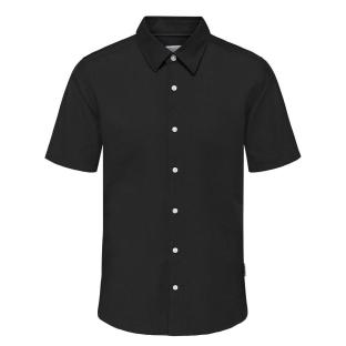 Chemise Manches Courtes Noire Homme Only & Sons Cantley