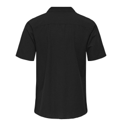 Chemise Manches Courtes Noire Homme Only & Sons Cantley