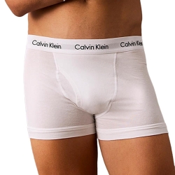 x3 Boxers Noir/Gris/Blanc Homme Calvin Klein Relaxed Fit Trunk