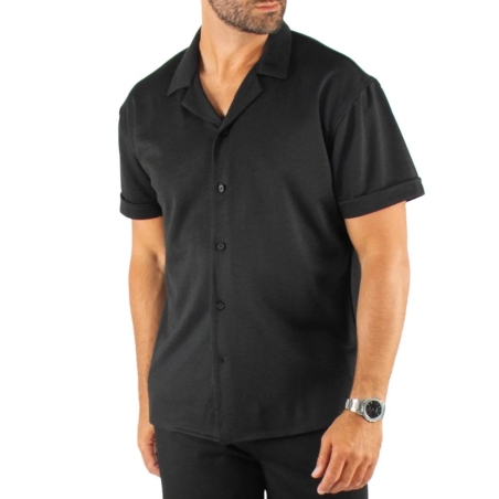 Chemise Noir Homme Paname Brothers Dov