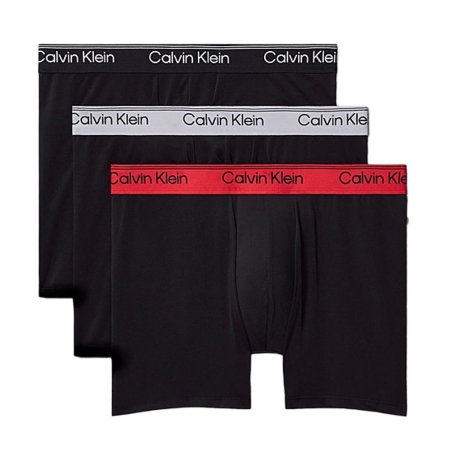 X3 Boxers Noir/Rouge Calvin Klein Jeans Boxer Brief
