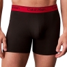 X3 Boxers Noir/Rouge Calvin Klein Jeans Boxer Brief