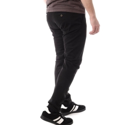 Pantalon Chino Noir Homme Paname Brothers Costa