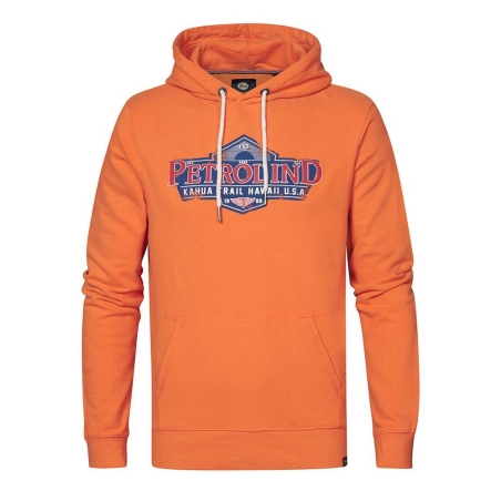 Sweat à Capuche Orange Homme Petrol Industries Hooded 1040