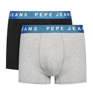 2x Boxers Noir/Gris Homme Pepe Jeans PMU