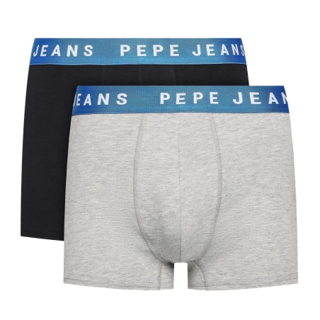 2x Boxers Noir/Gris Homme Pepe Jeans PMU