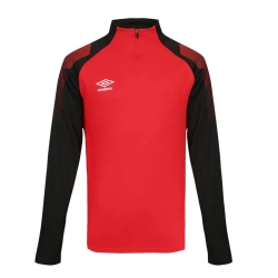 Sweat Rouge/Noire Homme Umbro Chal