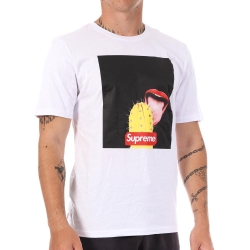 T-shirt Blanc Homme Supreme Grip Cactus