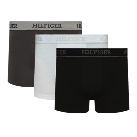 X3 Boxers Blanc/Noir/Gris Homme Tommy Hilfiger 3413