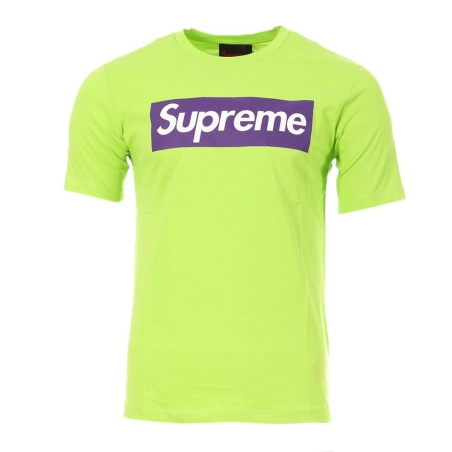 T-shirt Vert/Violet Homme Supreme Italfigo