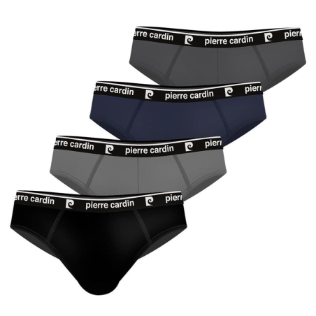 X4 Boxers Noir/Gris/Marine Homme Pierre Cardin Ssvet