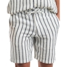 Short Blanc/Marine Rayure Homme Selected Slhregsal