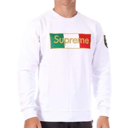 Sweat Blanc Homme Supreme Grip Italy