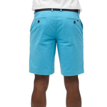 Short Chino Turquoise Homme Superdry Stretch