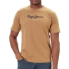 T-Shirt Beige Foncé Homme Pepe jeans Eggo